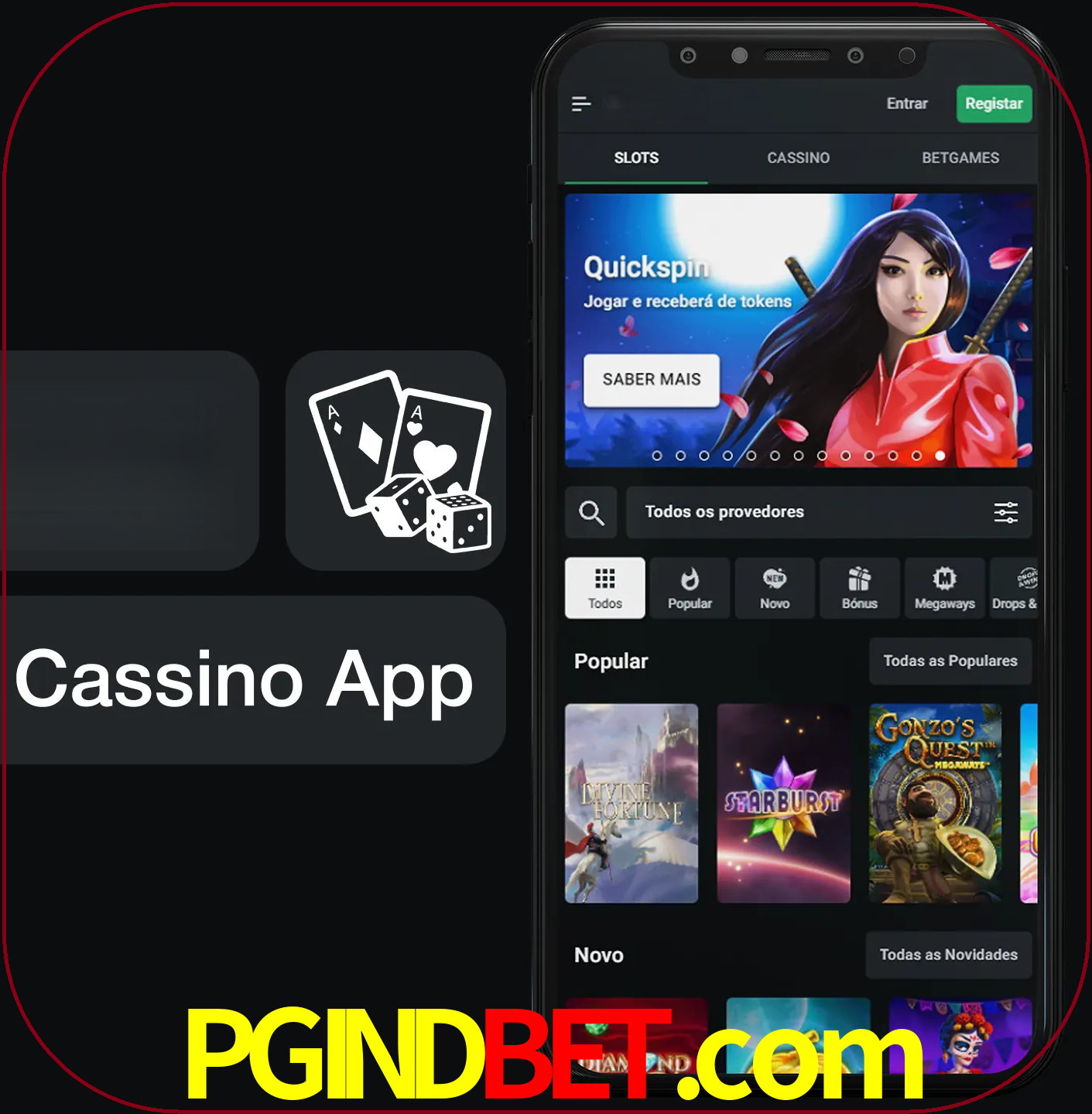 Jogue jogos de cassino e ganhe.