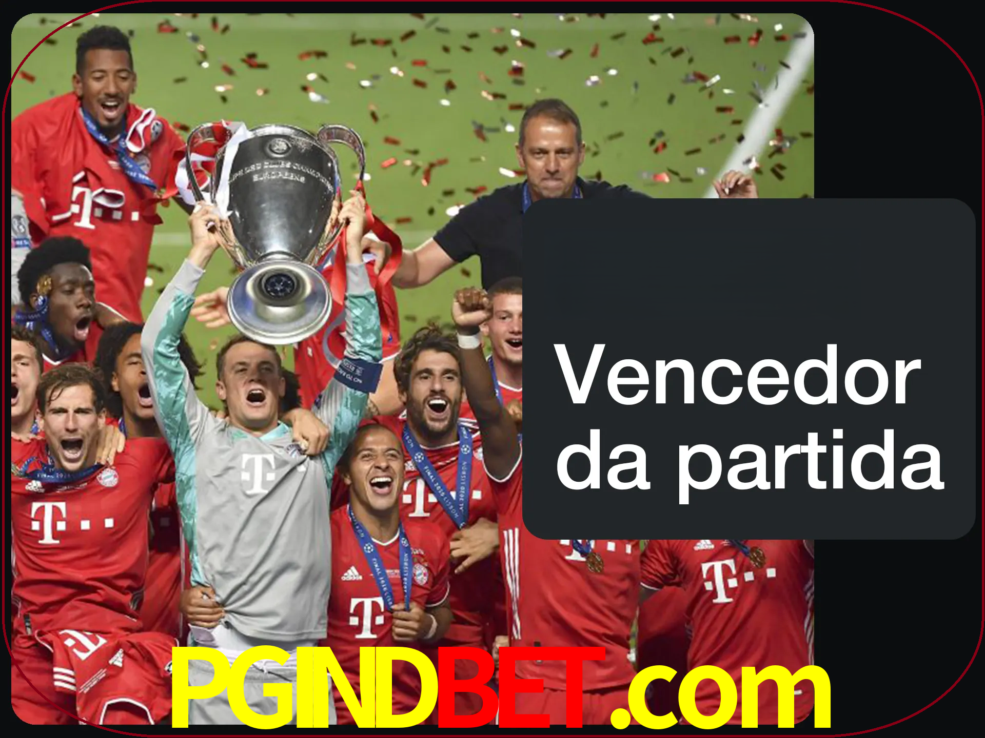 Aposte no vencedor e ganhe uma grande quantia de dinheiro.