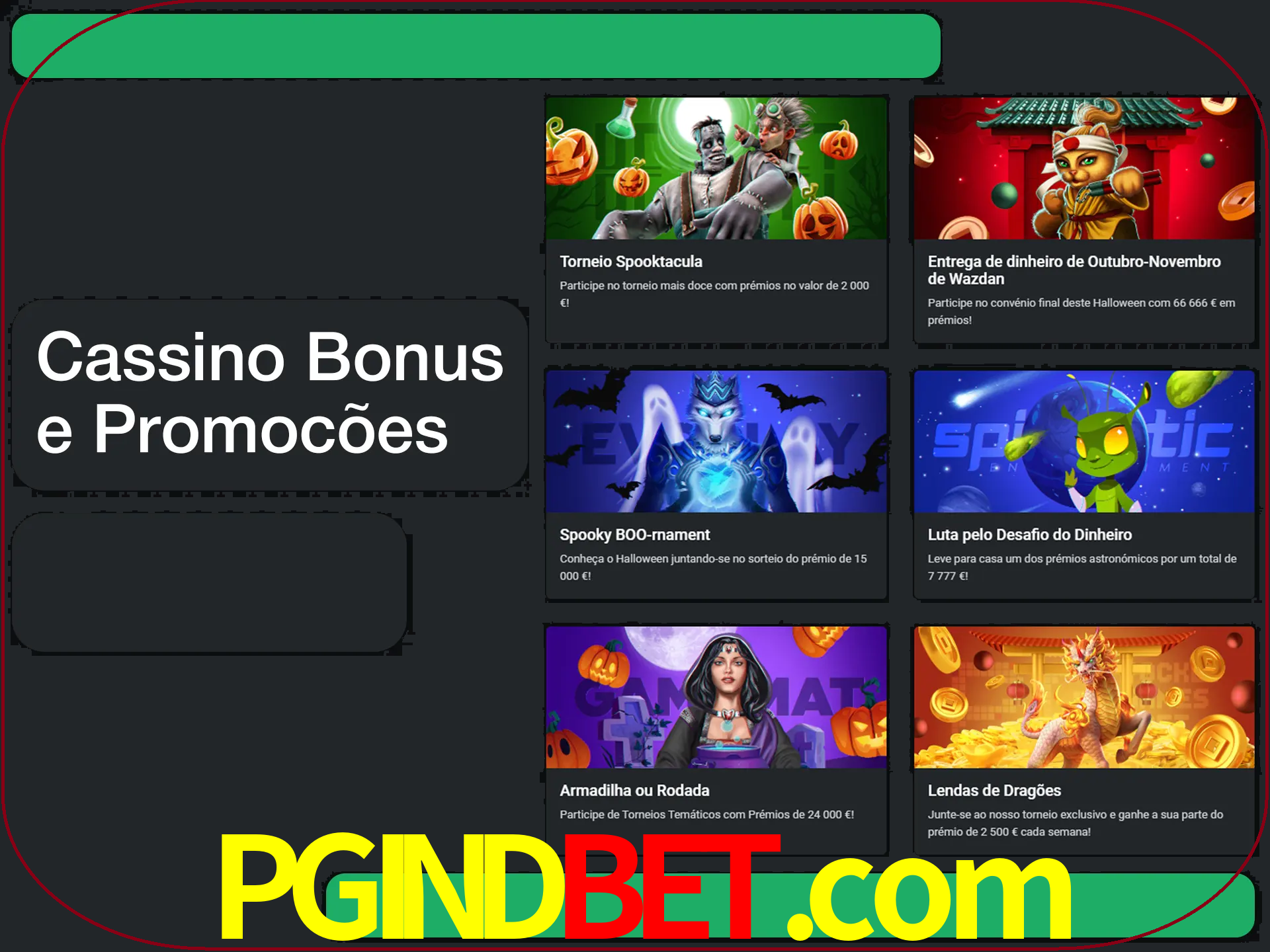 Verifique se há novos bônus de cassino para reivindicar.