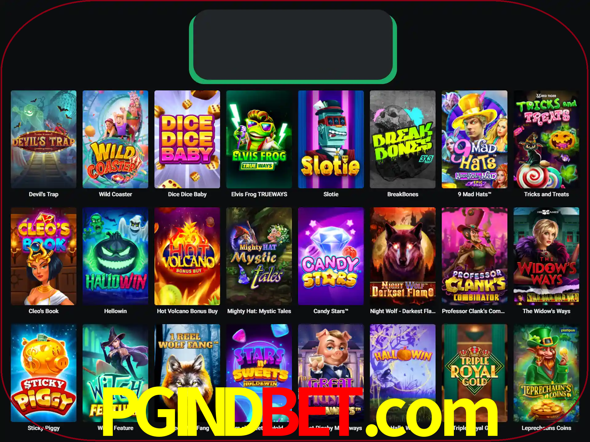 Procure por seus amados jogos de slot.