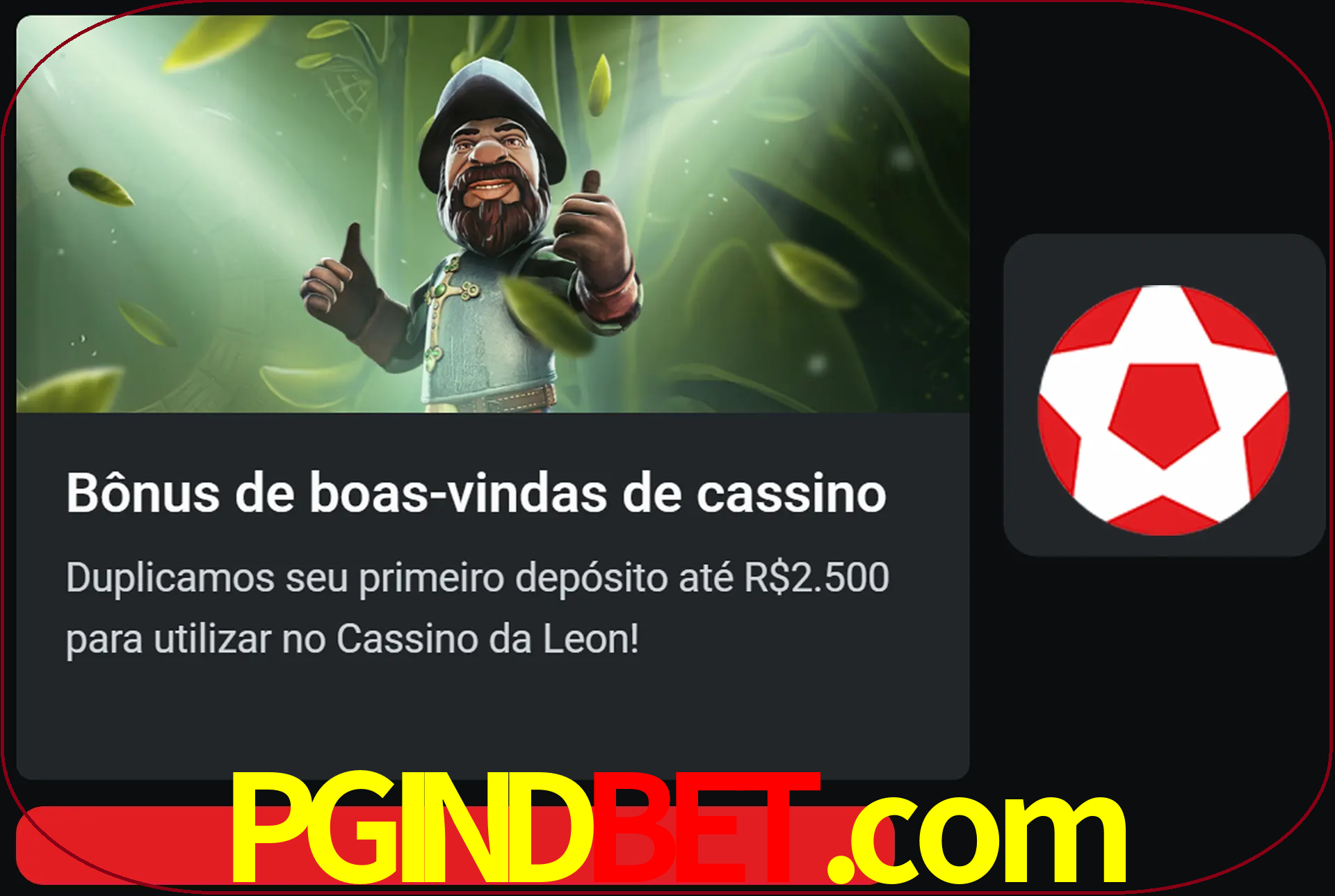 Receba seu dinheiro do bônus de boas-vindas após o primeiro depósito.