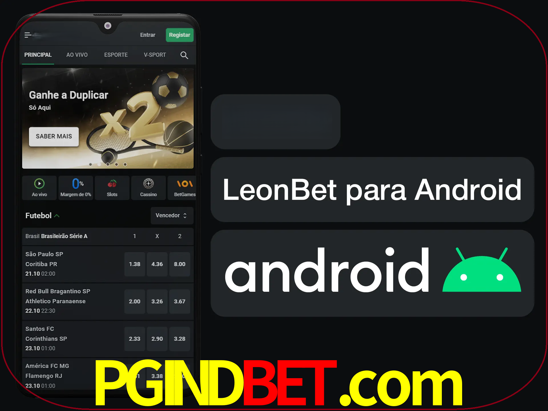 Adquira sua versão poket de LeonBet.