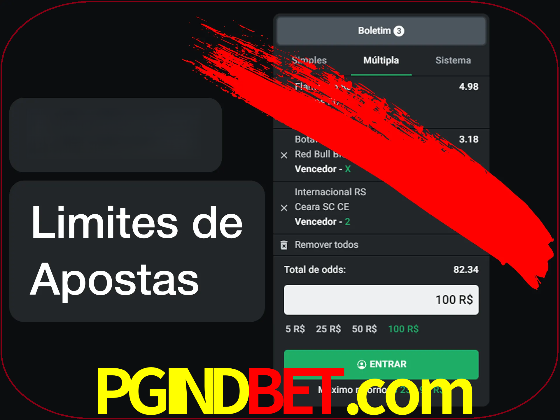 Não faça apostas loucas.